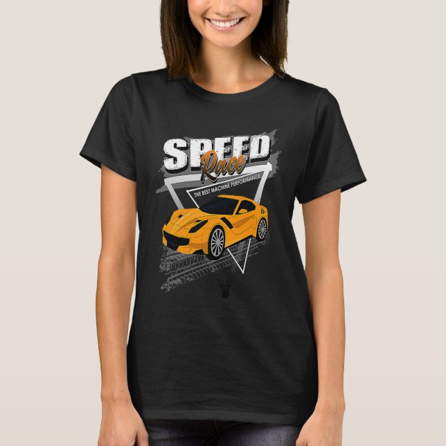 Real Männer fahren Diesel V8 Loud Exhaust saves li T Shirt (Framsida)
