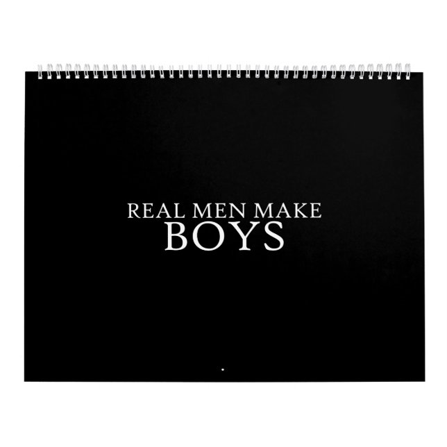 real men make boys kalender (Omslag)