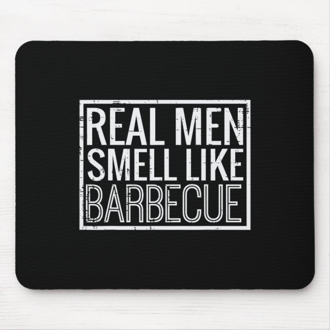Real Men Smell Like Byrbecue Funny Bbq Grill Dad G Musmatta (Framsidan)