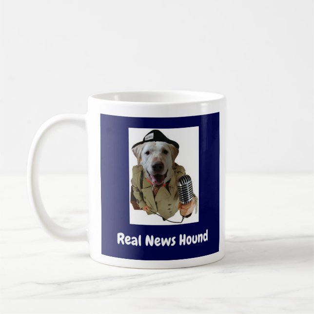 Real News Hound  Kaffemugg (Vänster)