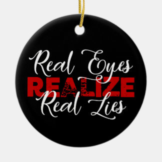 Real Ögon Realize Real Ligger Quote Sång Lyrics Co Julgransprydnad Keramik