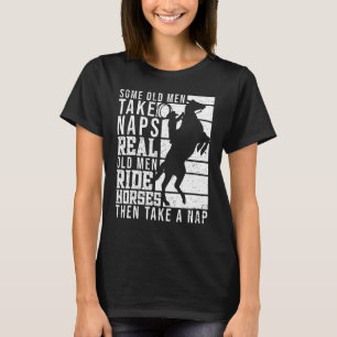 Real Old Manar Ride Horses Tävla E T Shirt