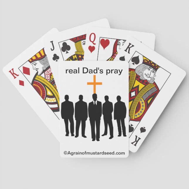 Real Pappa Pray Fars dag Casinokort (Baksidan)