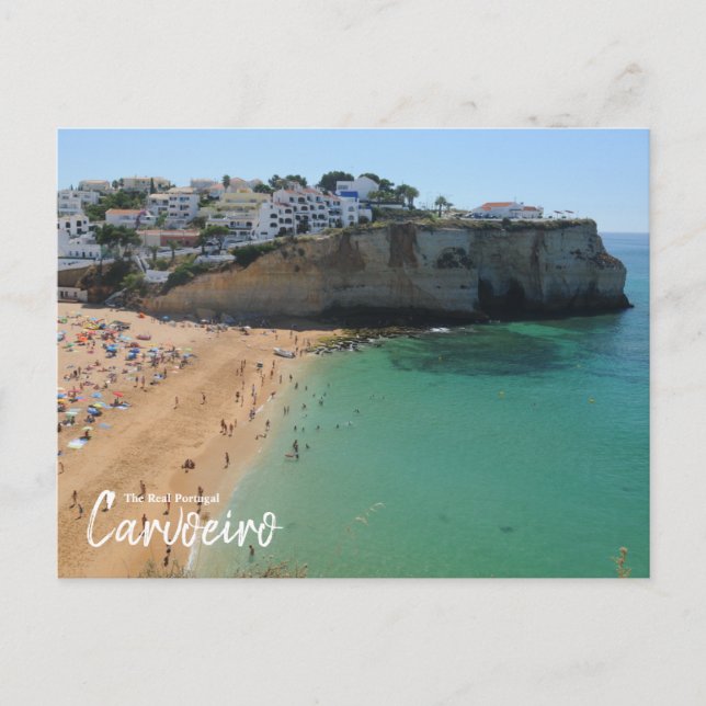 Real Portugal-Carvoeiro, Algarve Vykort (Framsida)