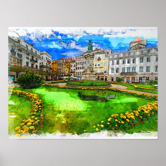 Real Portugal- Coimbra Poster (Framsidan)