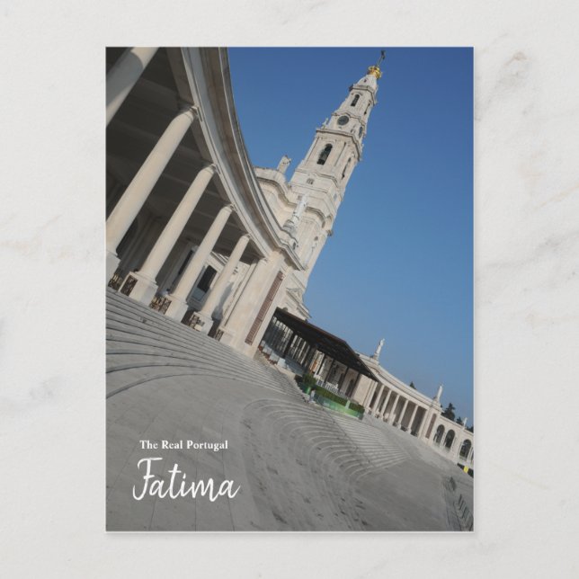 Real Portugal- Fatima Vykort (Framsida)