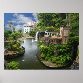 Real Portugal- Madeira Botaniska trädgårdar Poster