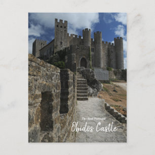 Real Portugal- Mörken Castle of Obidos Vykort
