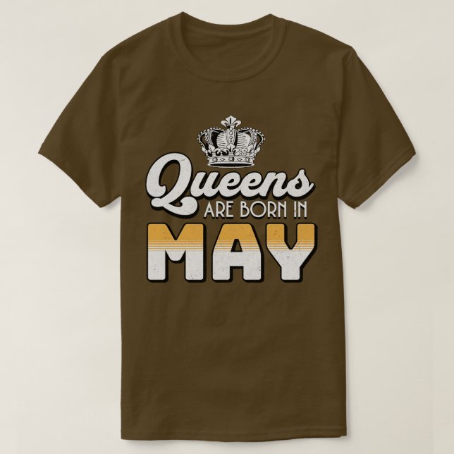 Real Queens är född den 2 maj 2005 T Shirt (Design framsida)