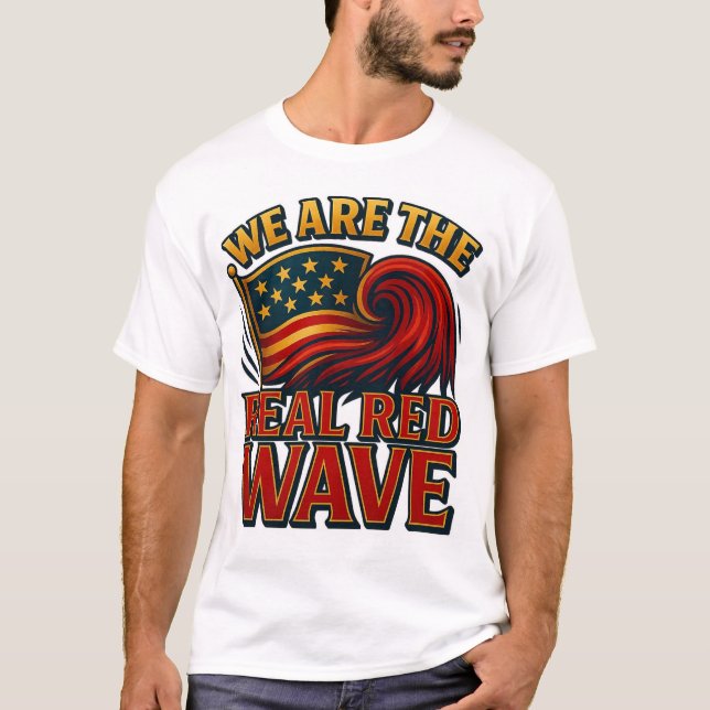 Real Red Wave™ Manar's Tee (Framsida)