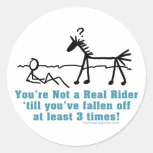 Real Rider Runt Klistermärke