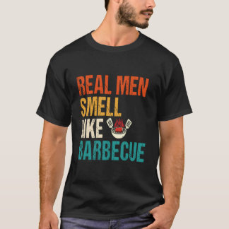 Real Smell Like Barbecue Barbecuing Grilling Bbq T Shirt