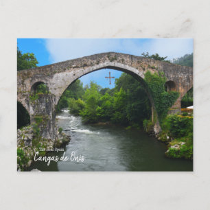 Real Spain- Puente romano de Cangas de Onís Vykort