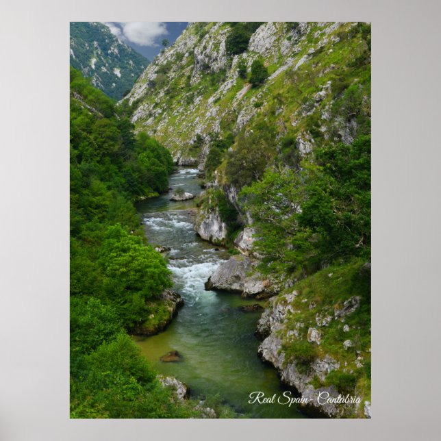 Real Spanien Cantabria Poster (Framsidan)