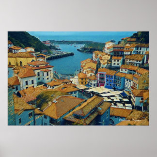 Real Spanien-Cudillero Poster