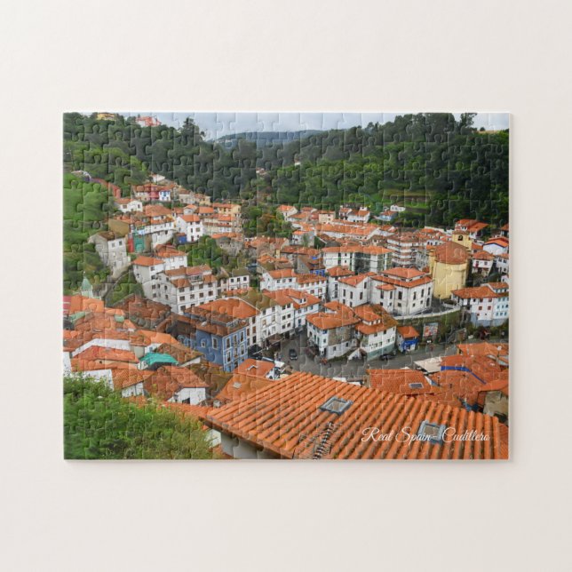 Real Spanien- Cudillero Pussel (Horisontell)