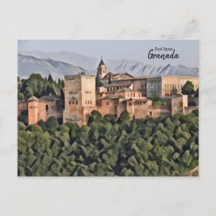 Real Spanien- Granada Vykort