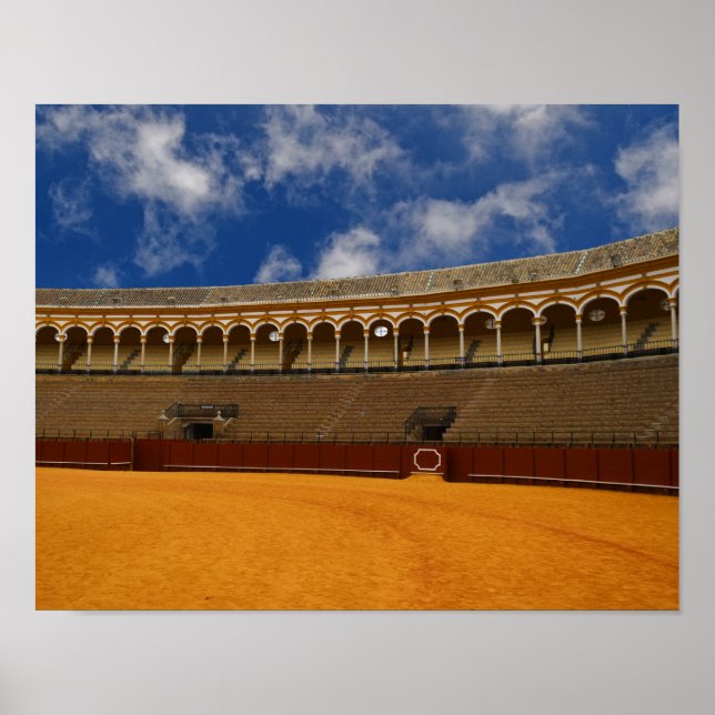 Real Spanien - Sevilla Bullring Poster (Framsidan)