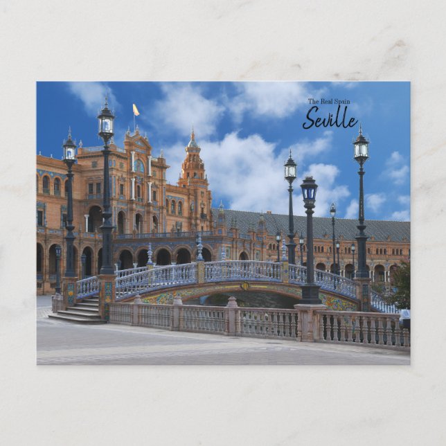 Real Spanien-Sevilla Vykort (Framsida)