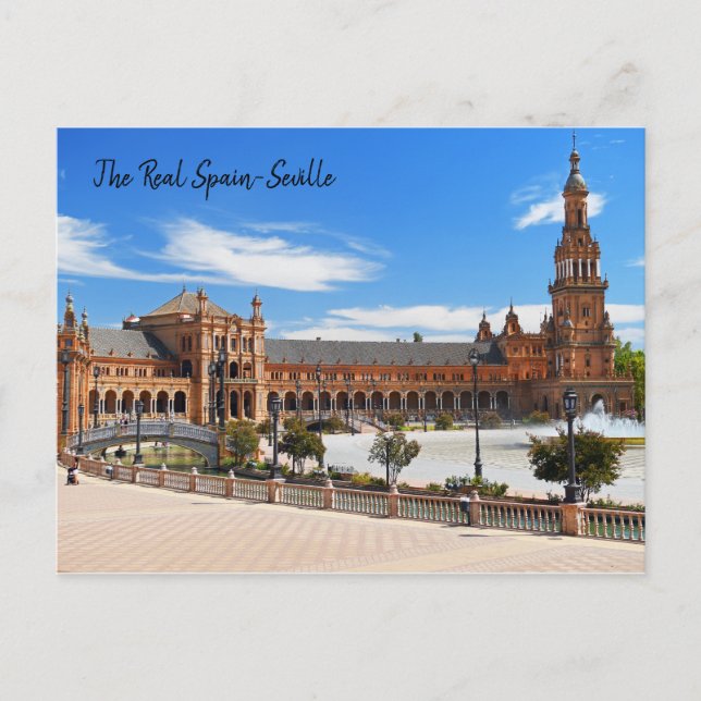 Real Spanien-Sevilla Vykort (Framsida)
