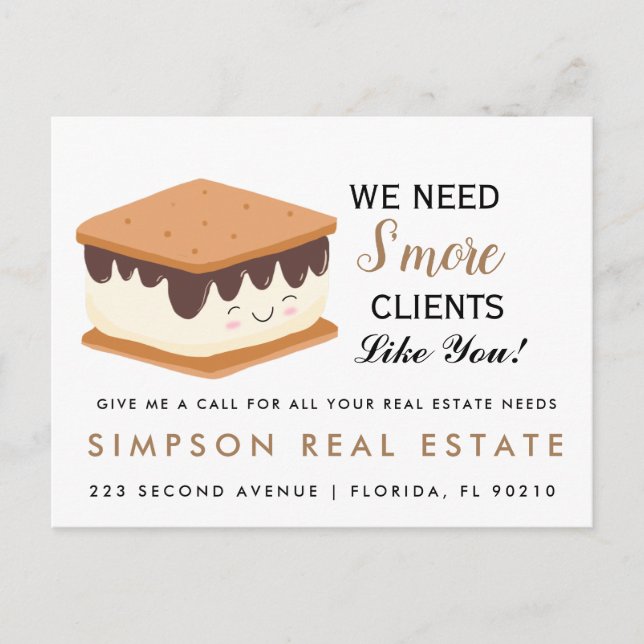 Real State Open Housemore Pop by Postcard Meddelande Vykort (Framsida)