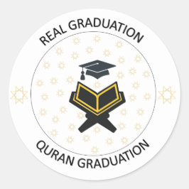 Real Studenten är Quran Studenten Runt Klistermärke