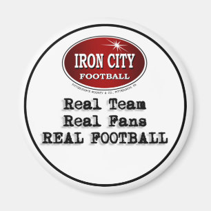 Real Team, Real Fläkt, Real Football Pittsburgh Magnet