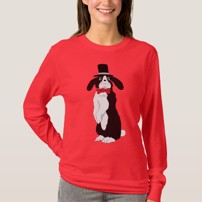 Real Tuxedo Bunny T-Shirt (Framsida)