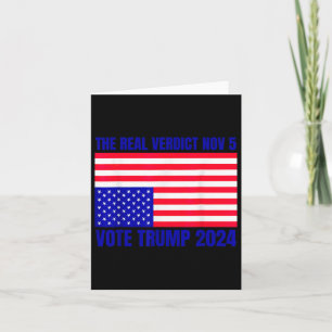 Real Verdict nov 5 Trump 2024 Upside Down Flagga D Kort