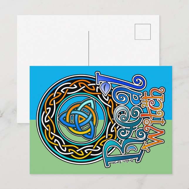 Real Witch Vykort (Fram/baksida)