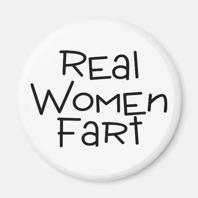 Real Women Fart Magnet (Framsidan)