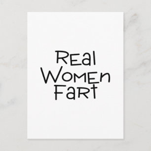 Real Women Fart Vykort