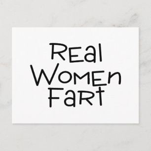 Real Women Fart Vykort