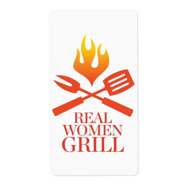 Real Women Grill Fraktsedel (Framsidan)