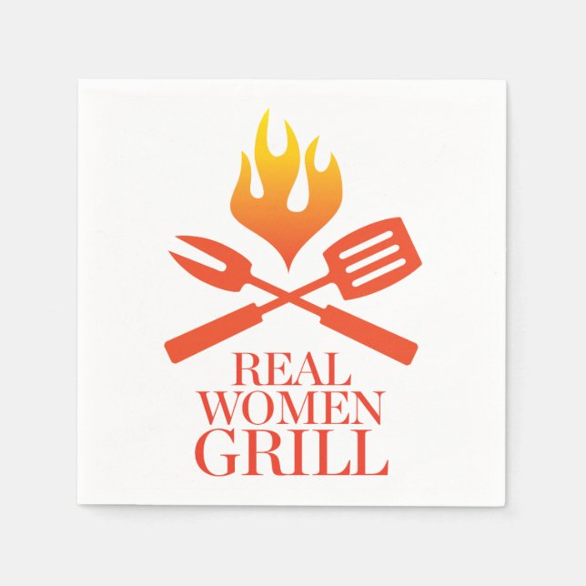 Real Women Grill Pappersservett (Framsidan)