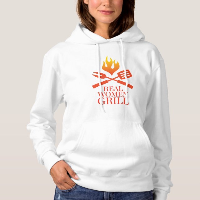Real Women Grill T-shirt (Framsida)