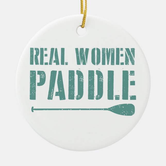 Real Women Paddle Julgransprydnad Keramik (Framsidan)