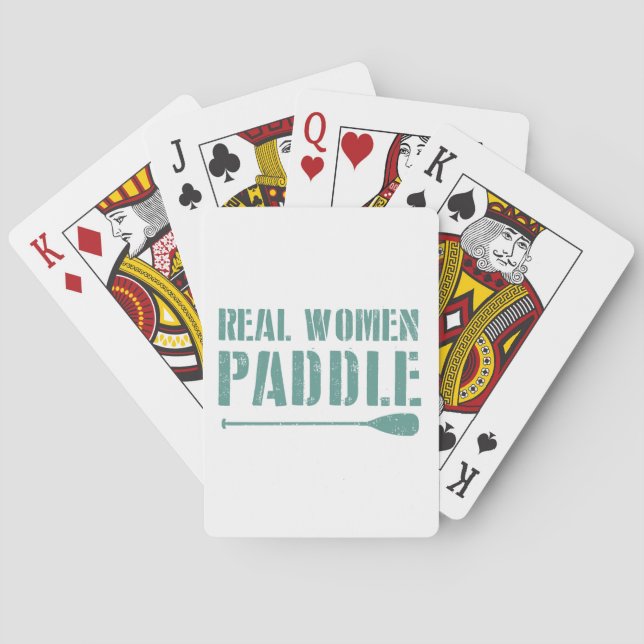 Real Women Paddle Spelkort (Baksidan)
