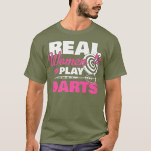 Real Women Play Darts Premium T Shirt