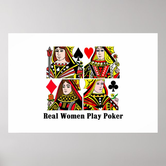 Real Women Play Poker Poster (Framsidan)