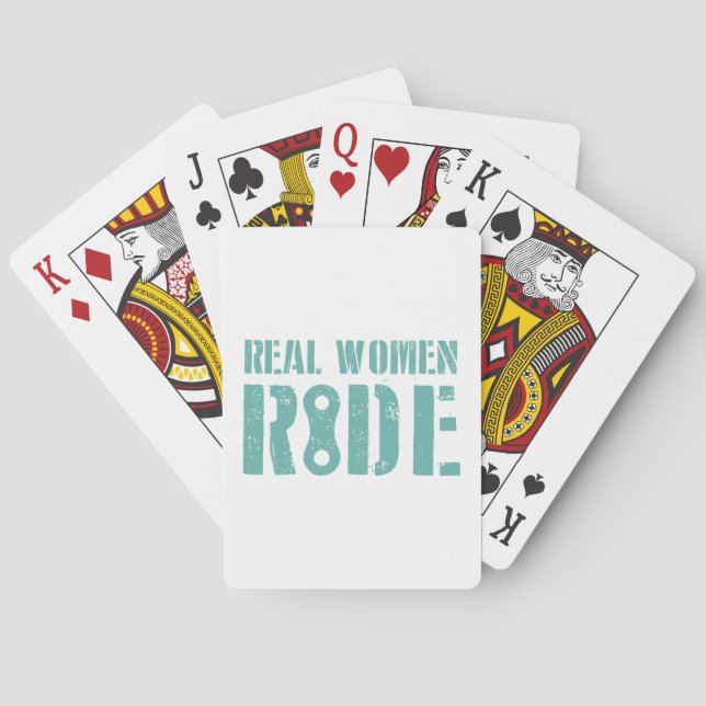 Real Women Ride Kortlek (Baksidan)