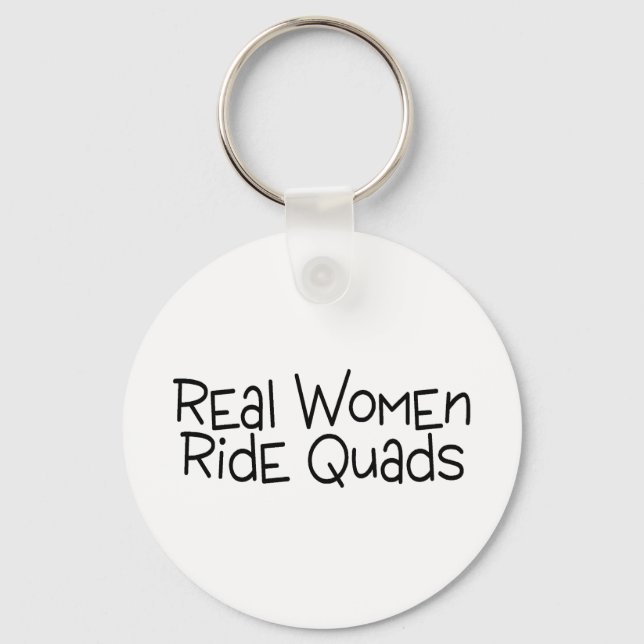 Real Women Ride Quads Nyckelring (Framsida)