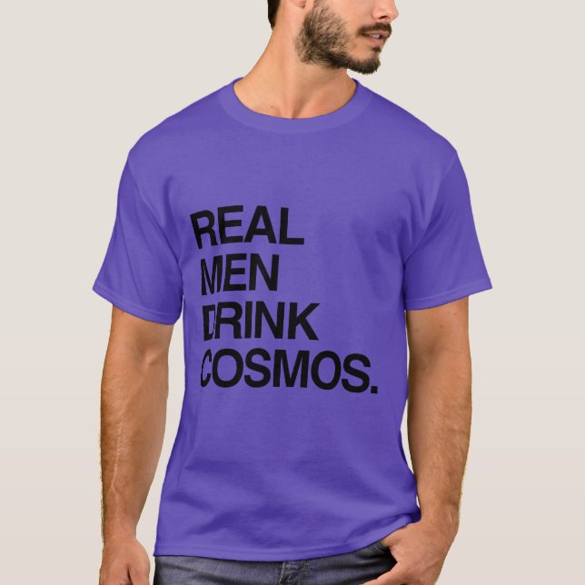 REALA MANAR DRICKKOSMOS TEE SHIRT (Framsida)
