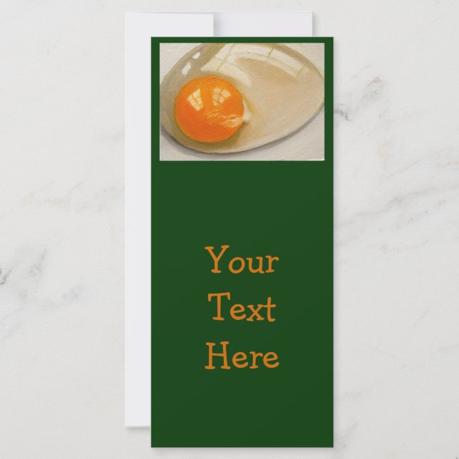 REALISM ART: EGG: RECIPE RACK CARD (Framsida)