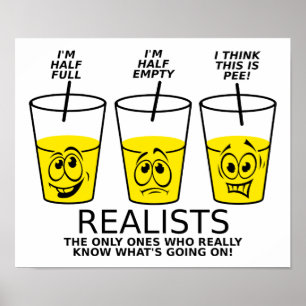 Realist Cup Rolig Affisch
