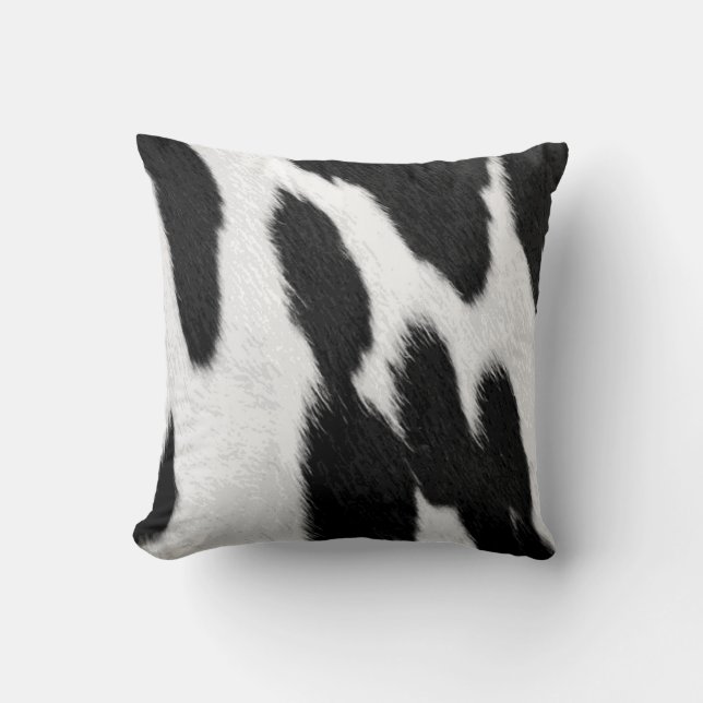 Realistic Holstein Cowhide look Kudde (Framsida)