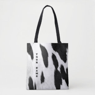 Realistic Holstein Cowhide look Tygkasse