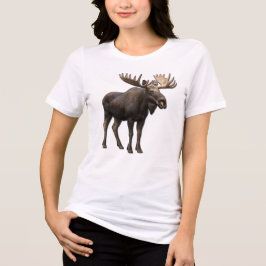 REALISTIC MOOSE DESIGN. SAMER BRASIL T SHIRT