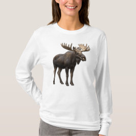REALISTIC MOOSE DESIGN. SAMER BRASIL T SHIRT