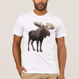 REALISTIC MOOSE DESIGN. SAMER BRASIL T SHIRT